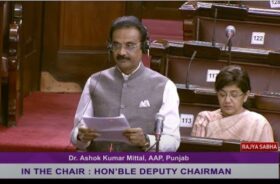 Ashok Mittal MP LPU in Rajya Sabha