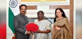 ashok Mittal with President Murmu