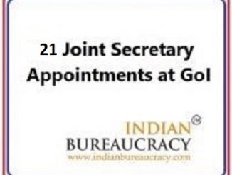 21 Joint Secretary appointments