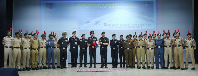 DG NCC flags off boys and girls mountaineering expedition to Mt Kang Yatse-II in Ladakh region – Indian Bureaucracy news update