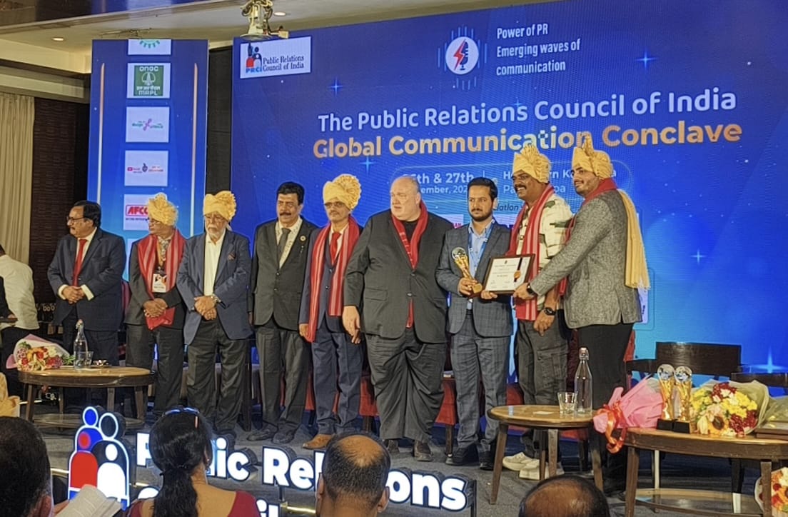 Irfan Rashid, REC-Limited awarded PRCI Promising Corporate Communicator 2025