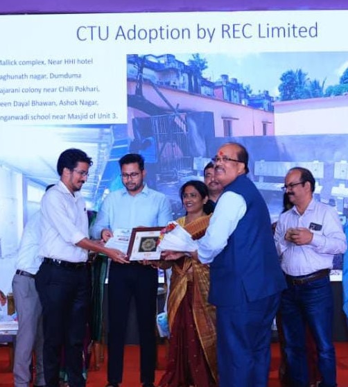 REC Bhubaneswar Office Felicitated by Bhubaneswar Municipal Corporation