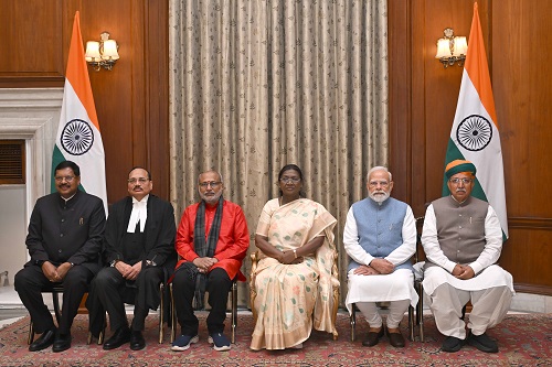 CJI Surya Kant with PM Narendra Modi
