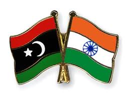 India Libya flag
