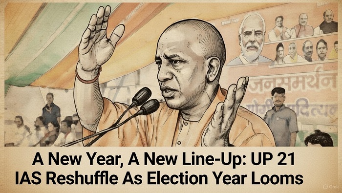 UP 21 IAS Reshuffle