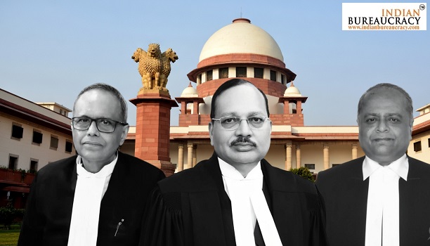 From Left To Right - Justice Joymalya Bagchi, CJI Surya Kant, Justice Vipul Manubhai Pancholi