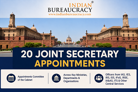 20 Joint Secretary Appointments by ACC