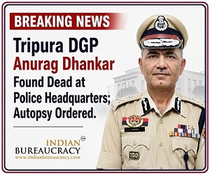 Tripura DGP Anurag Dhankar Found Dead at Police HQ